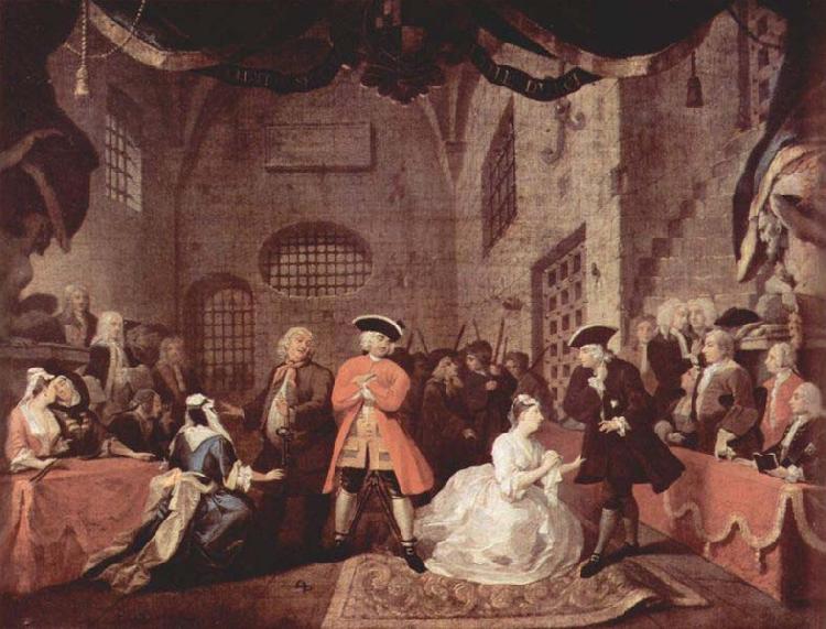 William Hogarth The Beggar Opera VI oil painting image